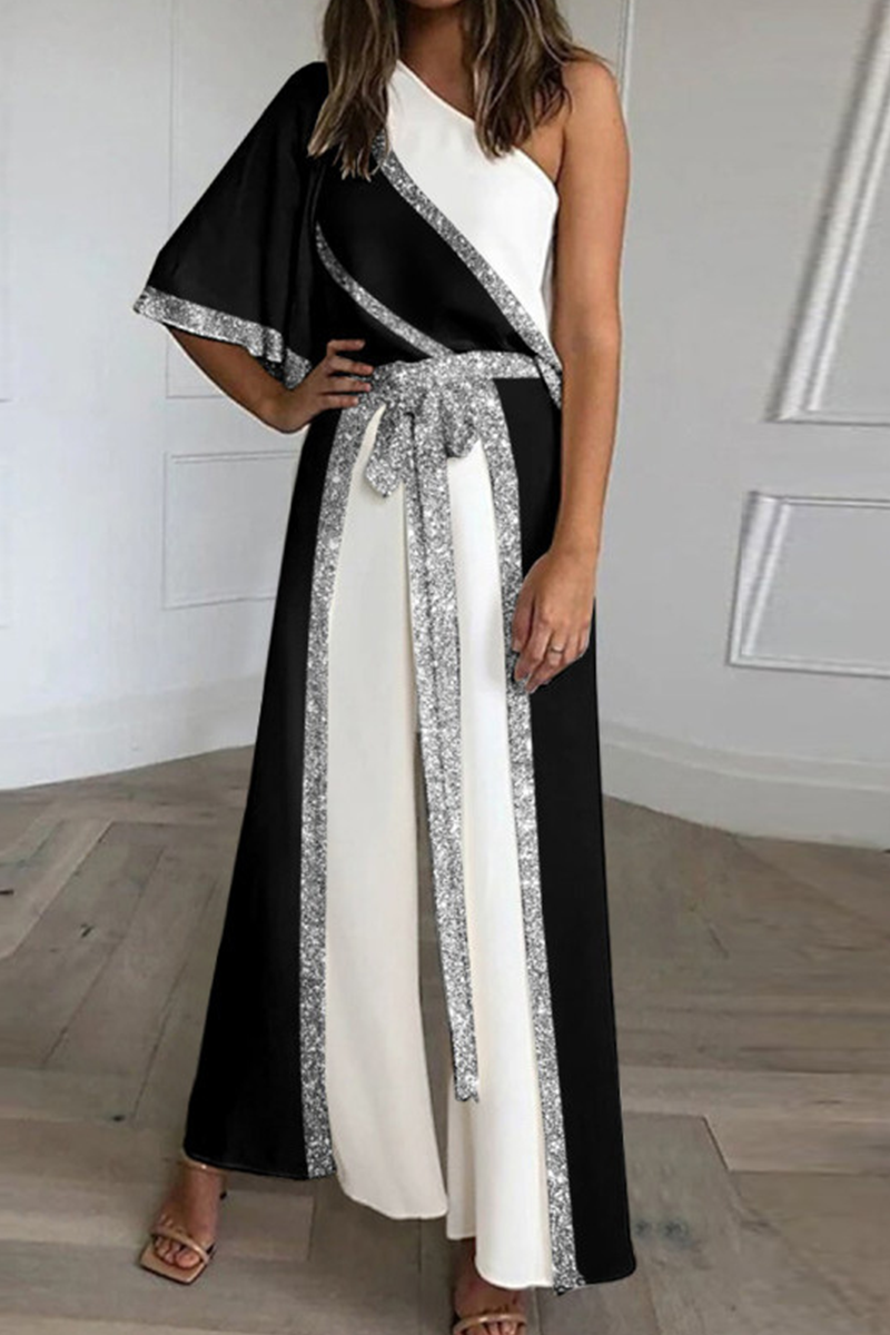 Casual & Stylish Classic Solid One Shoulder Loose Jumpsuits(3 Colors)