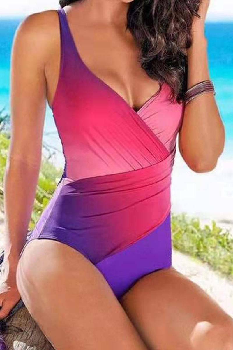 Vibrant Color-Blocked Swimwear Trio (Available in 3 Colors)