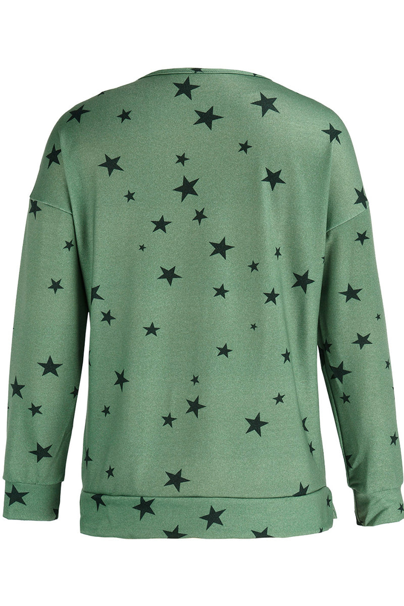 Casual & Stylish The Stars Patchwork Zipper Collar Hoodies(8 Colors)