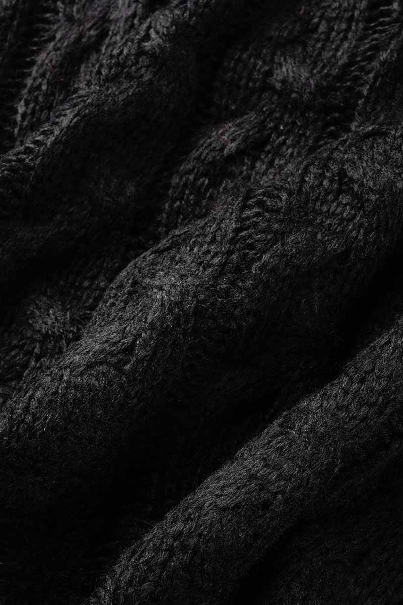 Fashion Street Classic Solid Patchwork Hooded Collar Sweaters(16 Colors)