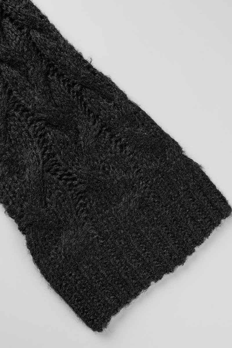 Fashion Street Classic Solid Patchwork Hooded Collar Sweaters(16 Colors)