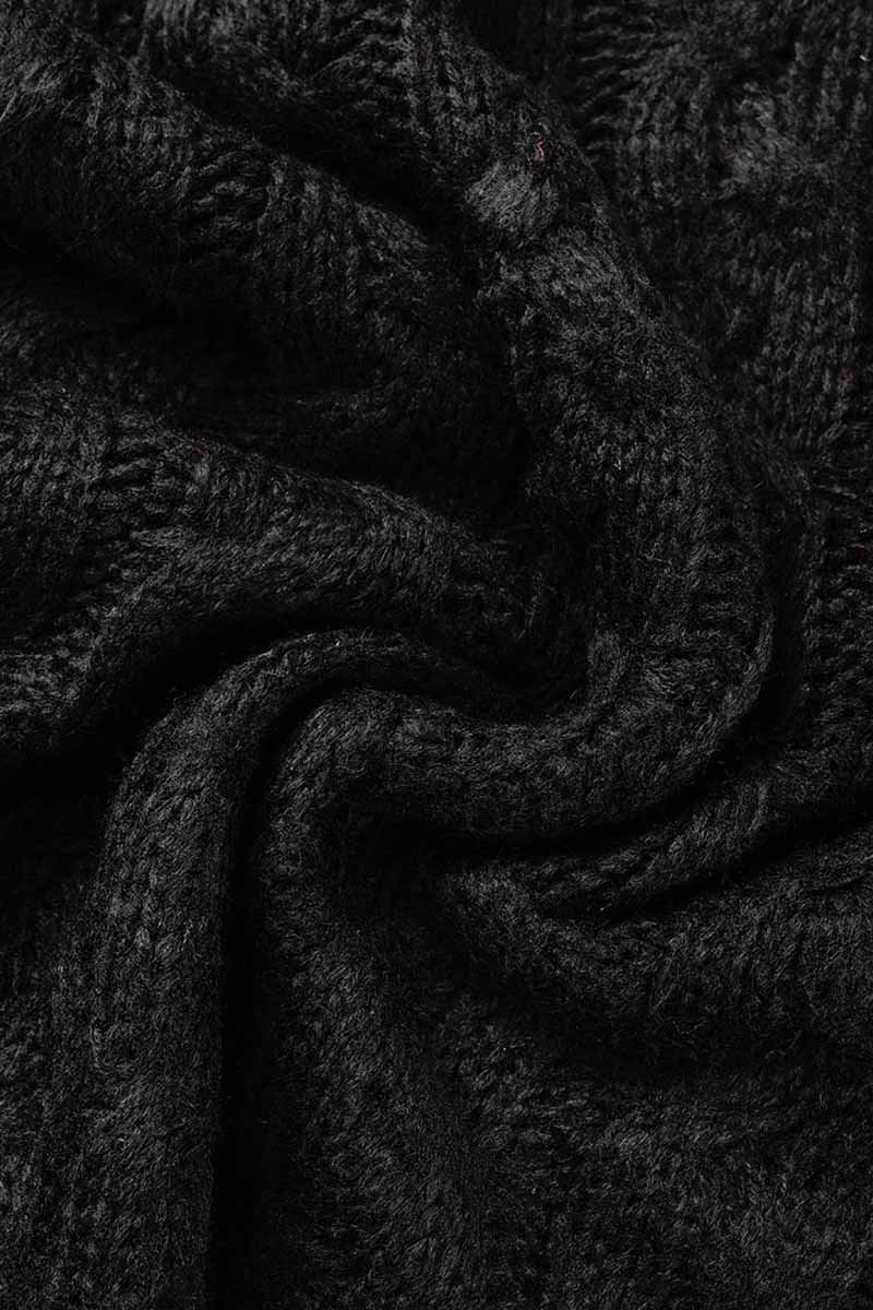 Fashion Street Classic Solid Patchwork Hooded Collar Sweaters(16 Colors)