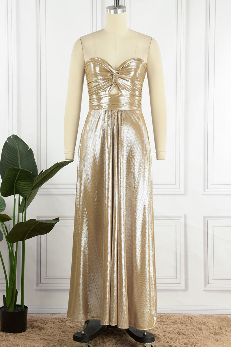 Fashion Solid Hollowed Out Strapless Cake Skirt Dresses Elegant For Special Occasions