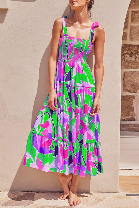 Flaunt Your Style with Spaghetti Strap Printed Dresses (In 22 Gorgeous Colors)