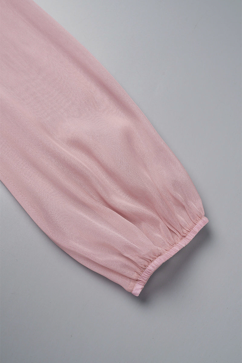 Fashion Elegant Solid Patchwork V Neck Princess Dresses Elegant For Special Occasions