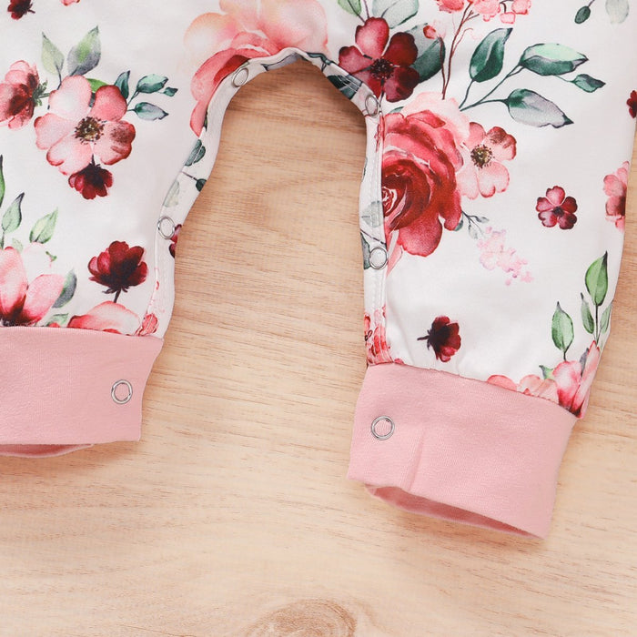 Baby Girl Floral Adorable long sleeve Jumpsuit