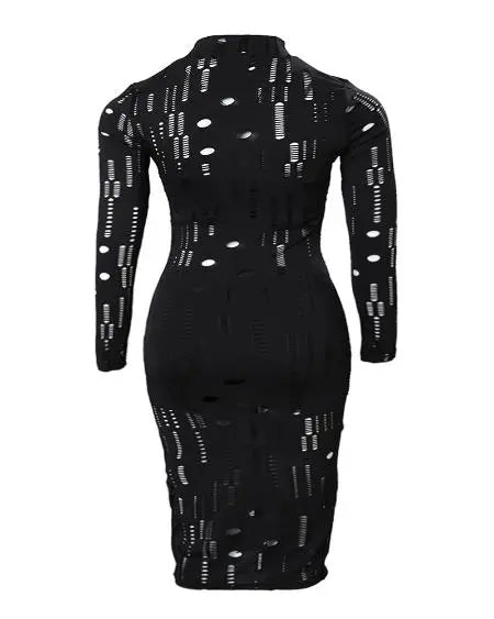 Plus Size 3-Piece Crop Top Shorts & Mesh Dress Set