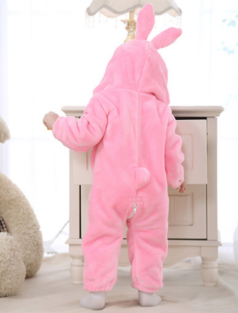 Baby / Toddler 3D Bear Design Winter Hooded Jumpsuit