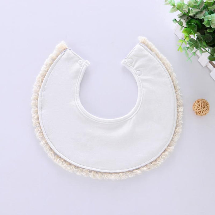 Round Triangle Cotton Baby Bib