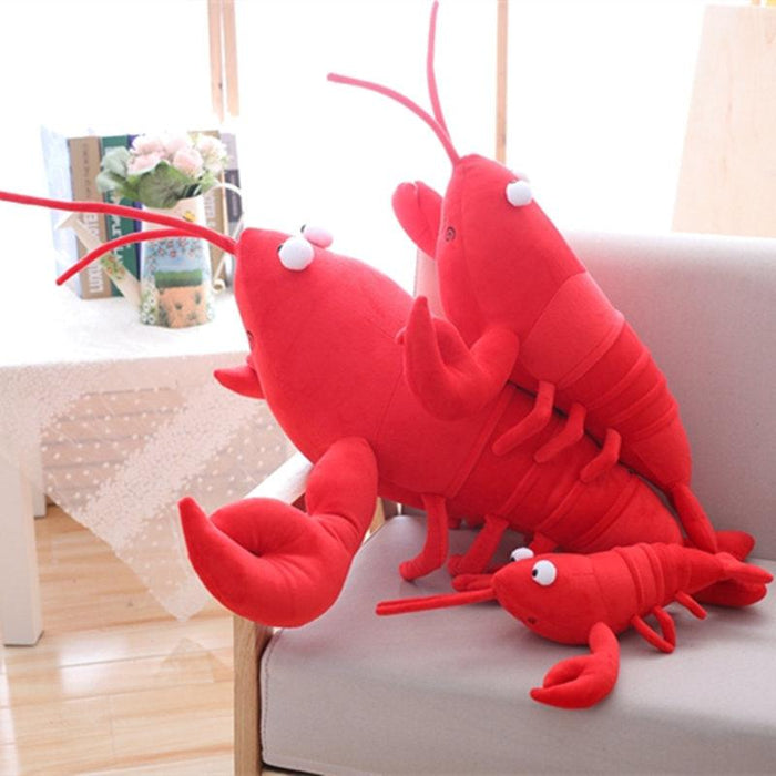Plush Stuffed Lobster Shape Pillow & Toy