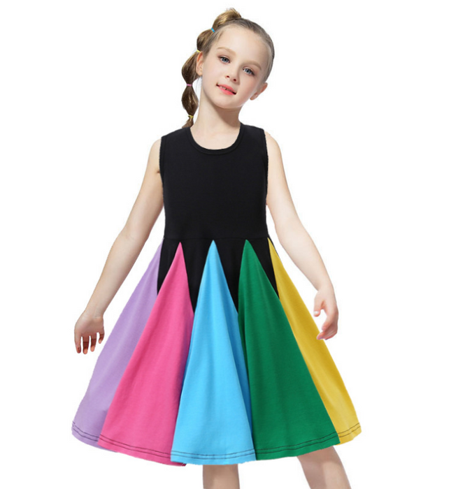 Baby / Toddler Rainbow Sleeveless Dress