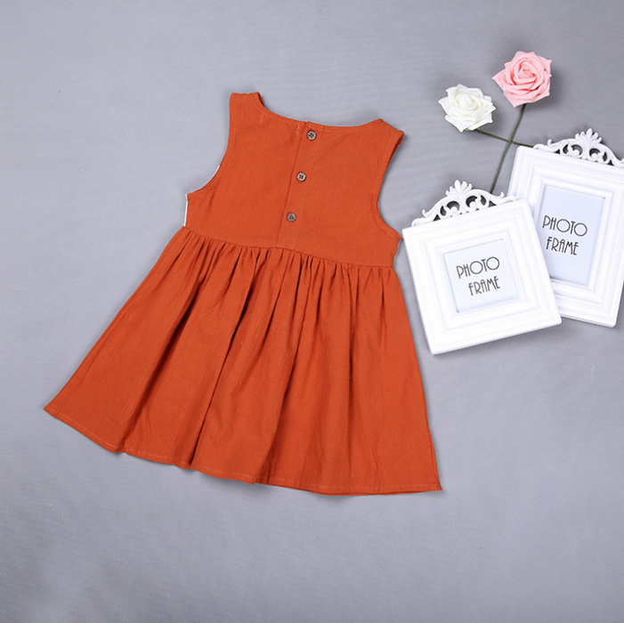 Baby / Toddler Fox Print Sleeveless Dress