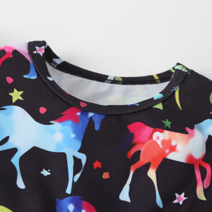 Baby / Toddler Unicorn Flutter-sleeve Dress