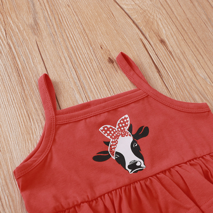 Baby / Toddler Cow Print Top and Pants Set