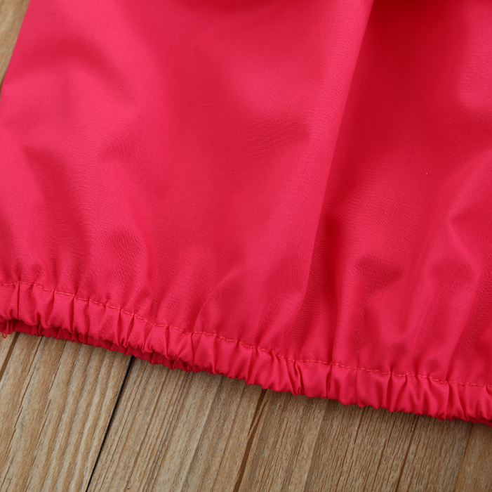 3PCS Baby Girl Flamingo Printed Solid Skirt Set