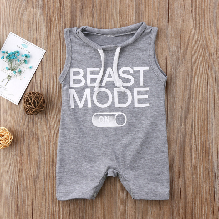 Beast Mode Sleeveless Onesie