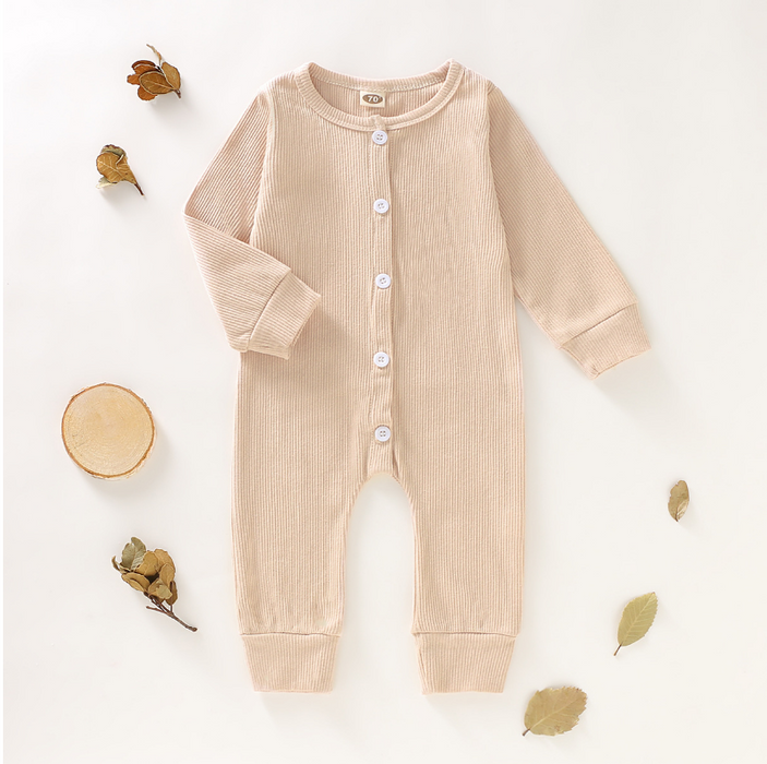 Baby Lovely Cardigan Long-sleeve Jumpsuit