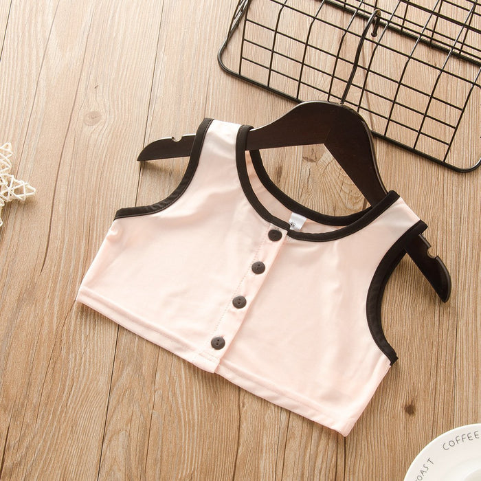 Solid Short-sleeve Top and Shorts Set