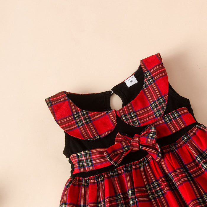 Baby / Toddler lattice Sleeveless Dress