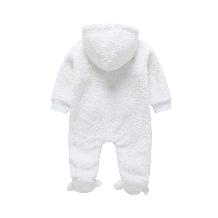 Baby Boy / Girl Bear Design Winter Hooded Jumpsuit
