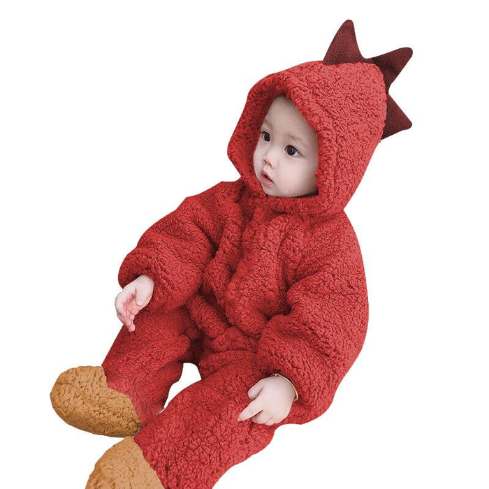 Baby Boy / Girl animal Design Winter Hooded Jumpsuit