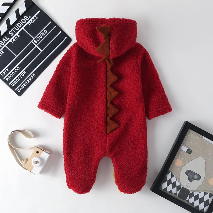Mono con capucha de invierno con diseño animal para bebé niño/niña