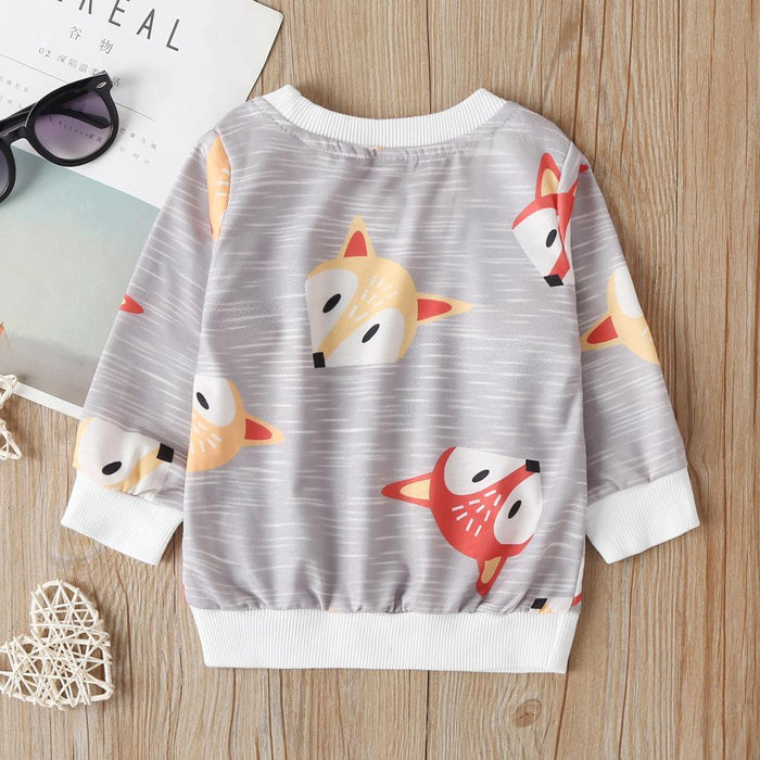 Baby Unisex Fox Sweater