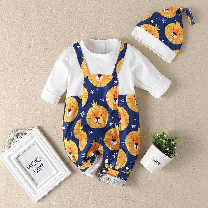 Baby lion cute Stars Jumpsuits