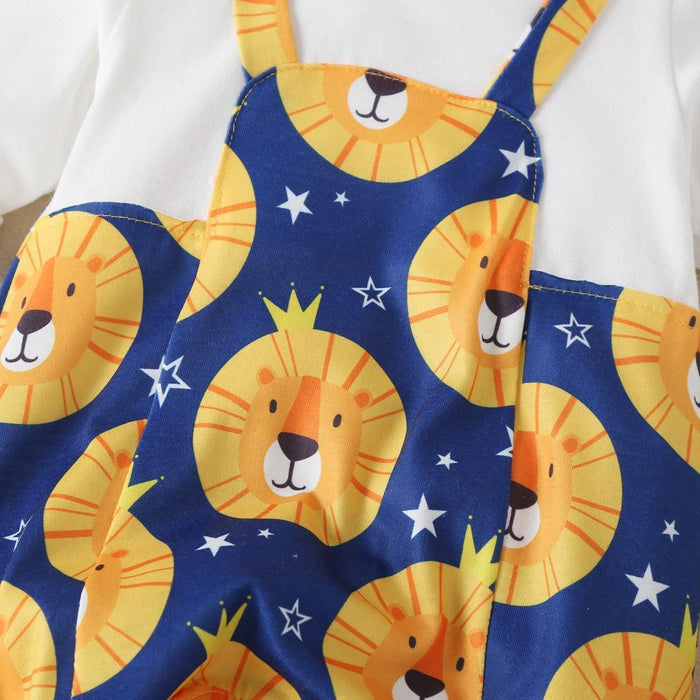 Baby lion cute Stars Jumpsuits