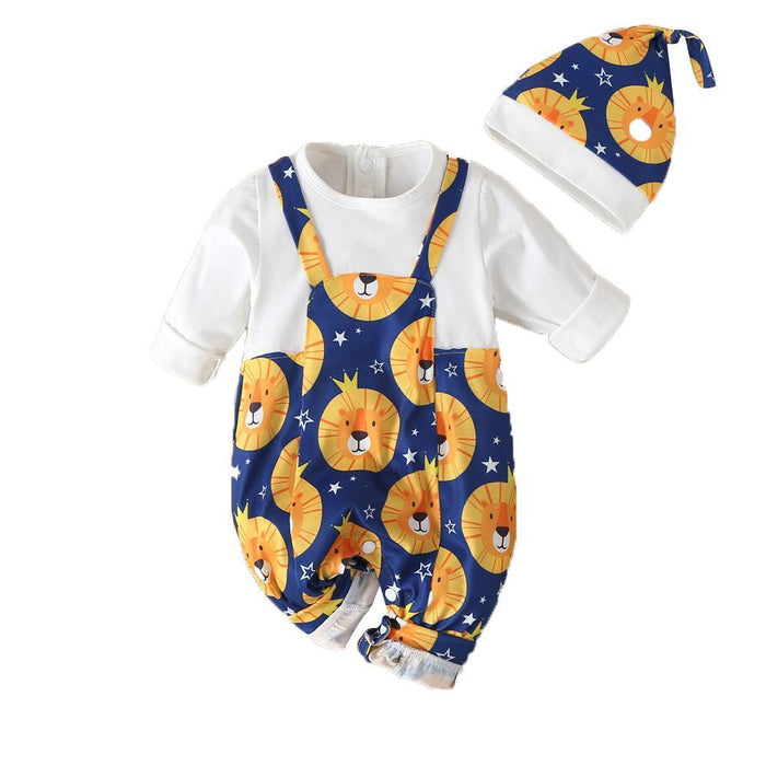 Baby lion cute Stars Jumpsuits