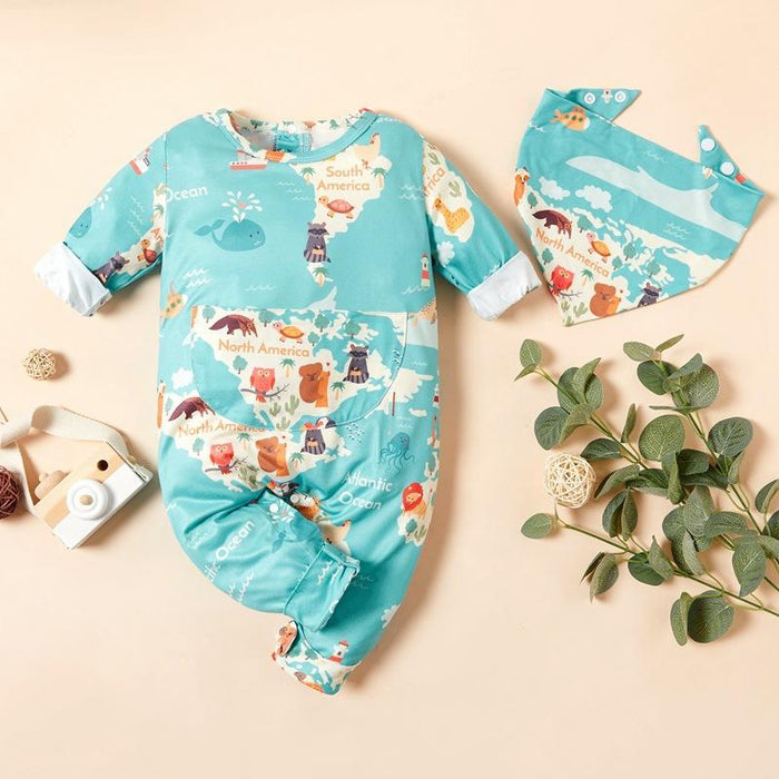 Baby animal cute Bodysuit