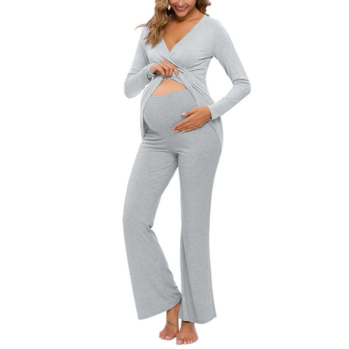 Maternity nursing long sleeve suit
