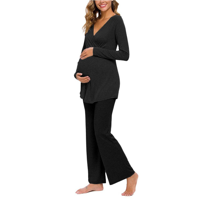 Maternity nursing long sleeve suit