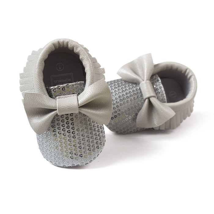 Baby / Toddler Girl Pretty Bow Velcro Shoes