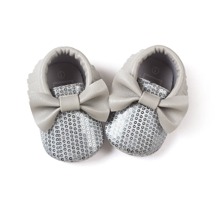 Baby / Toddler Girl Pretty Bow Velcro Shoes