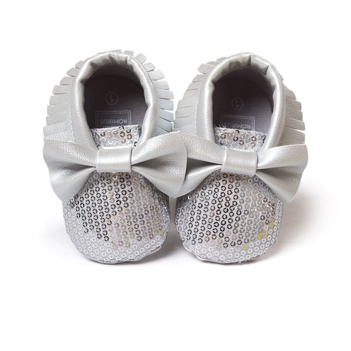 Baby / Toddler Girl Pretty Bow Velcro Shoes