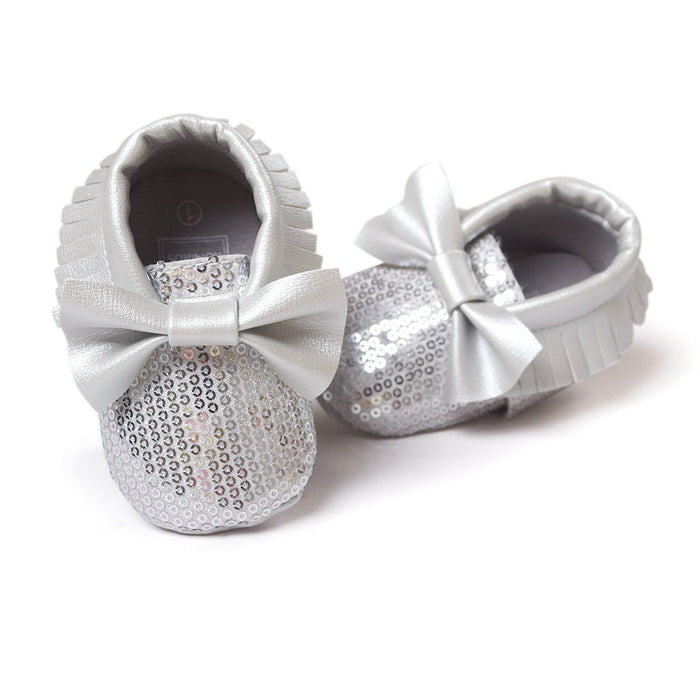 Baby / Toddler Girl Pretty Bow Velcro Shoes