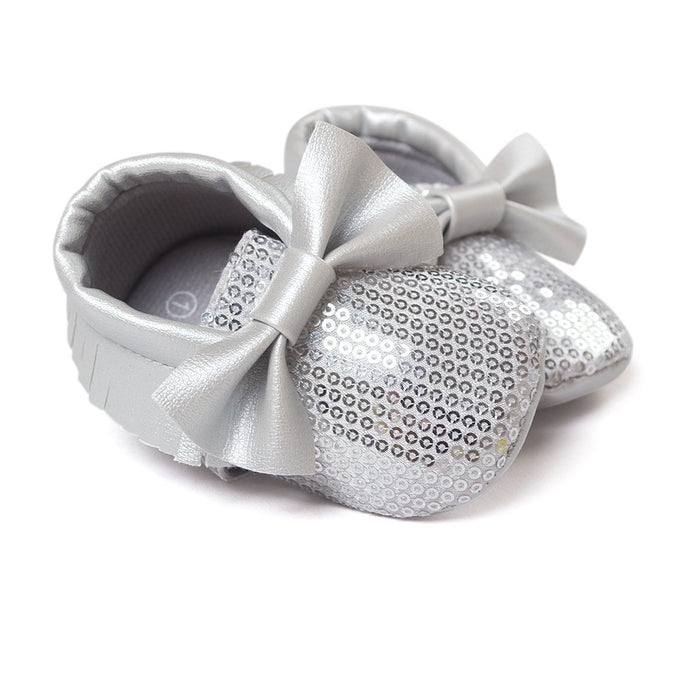 Baby / Toddler Girl Pretty Bow Velcro Shoes