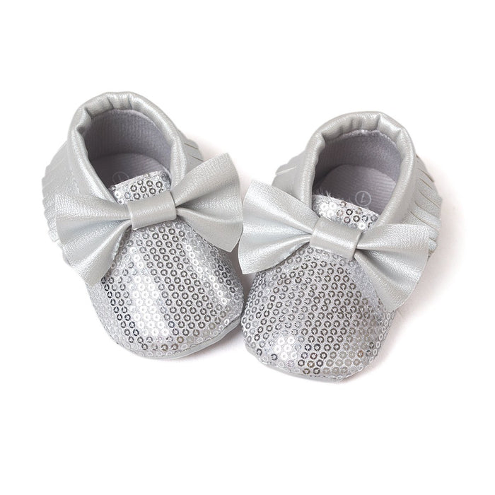 Baby / Toddler Girl Pretty Bow Velcro Shoes