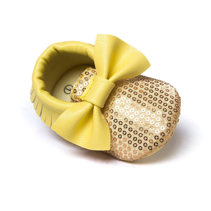 Baby / Toddler Girl Pretty Bow Velcro Shoes