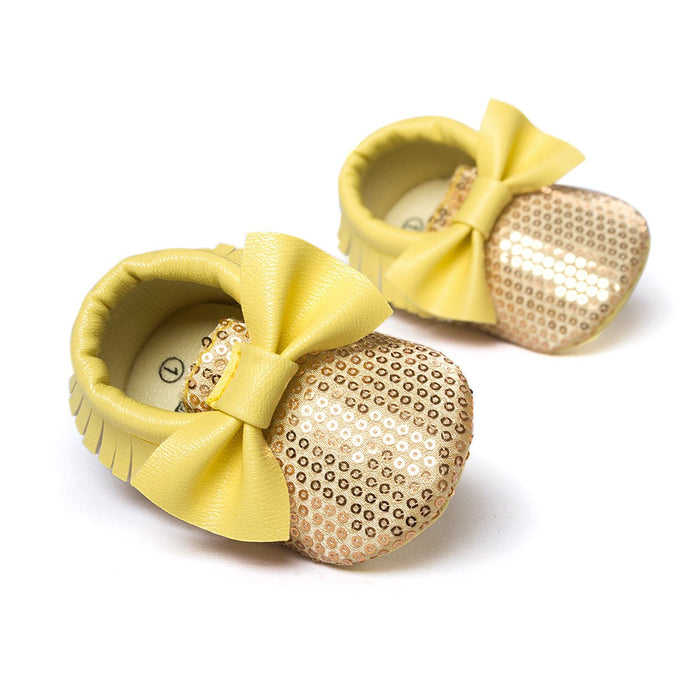 Baby / Toddler Girl Pretty Bow Velcro Shoes