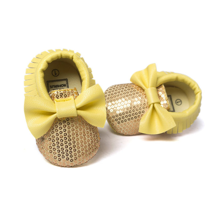 Baby / Toddler Girl Pretty Bow Velcro Shoes