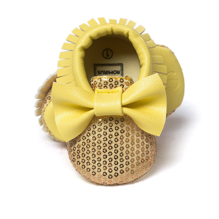 Baby / Toddler Girl Pretty Bow Velcro Shoes