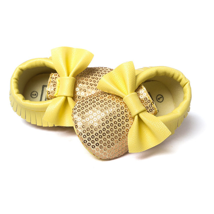 Baby / Toddler Girl Pretty Bow Velcro Shoes