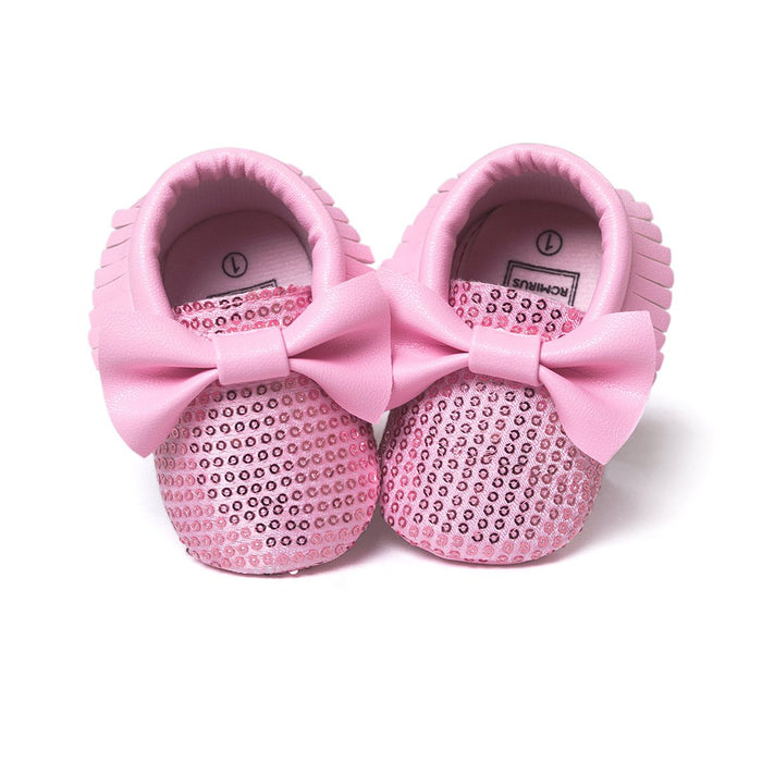 Baby / Toddler Girl Pretty Bow Velcro Shoes