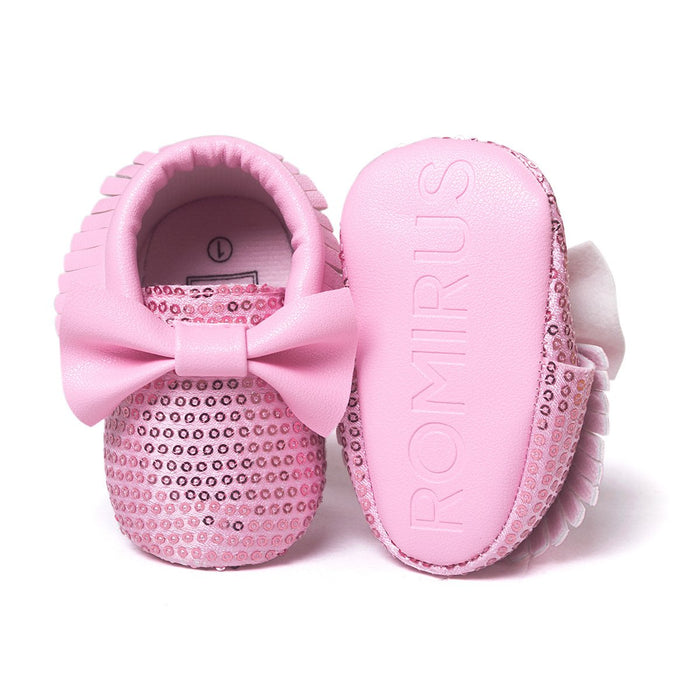 Baby / Toddler Girl Pretty Bow Velcro Shoes