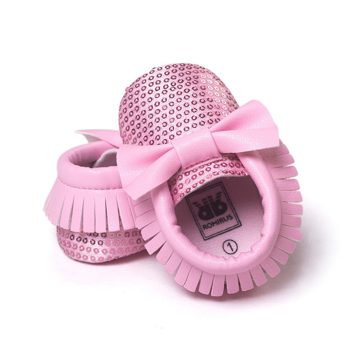 Baby / Toddler Girl Pretty Bow Velcro Shoes