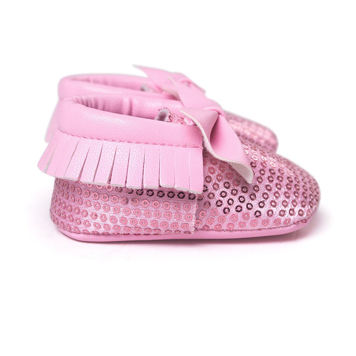 Baby / Toddler Girl Pretty Bow Velcro Shoes