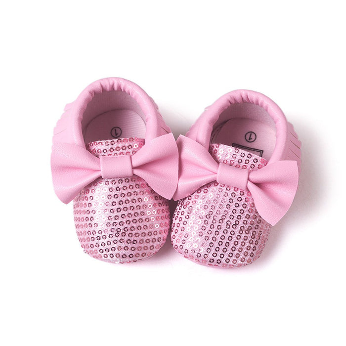 Baby / Toddler Girl Pretty Bow Velcro Shoes