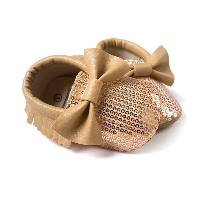 Baby / Toddler Girl Pretty Bow Velcro Shoes